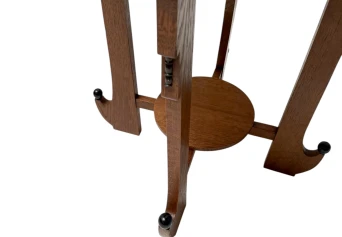 Art Deco Amsterdamse School Oak Side Table, 1920s